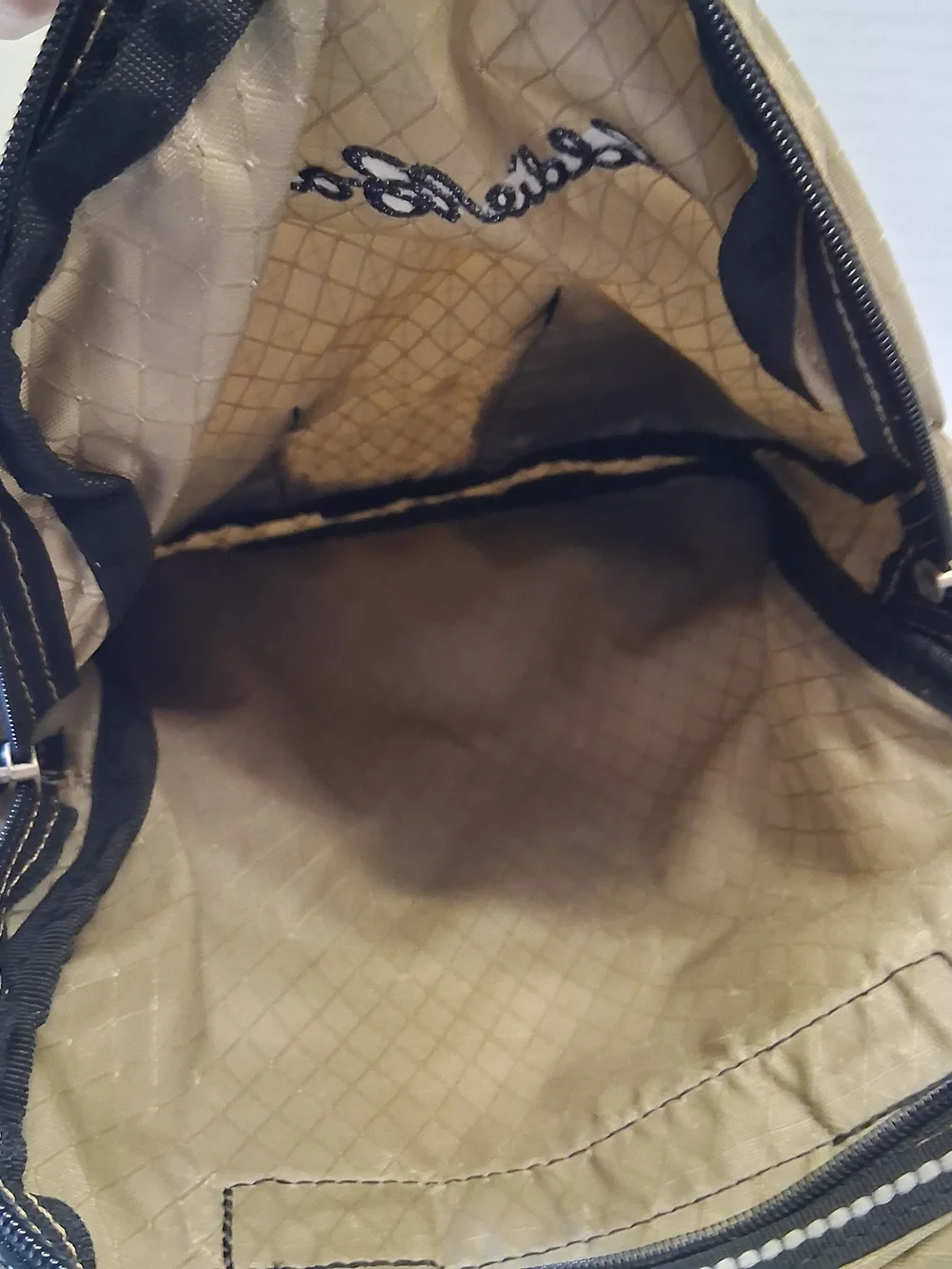 Eddie Bauer Mini Rucksack/Hiking/Stowaway Daypack Green Black Lightweight